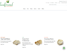 Tablet Screenshot of leaftrend.com
